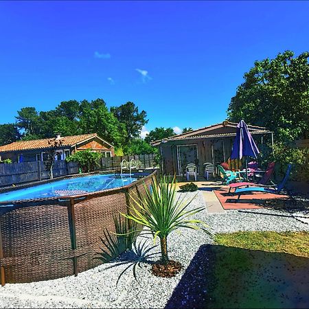 Maison Piscine Privee 4A5 Pers9 & 11 Kms Des Plages Oceanes Et Du Lac Linxe Exterior photo